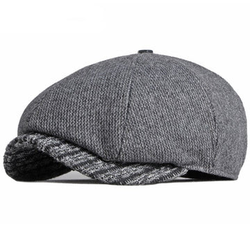 "Denzel" Earmuffs Newsboy Cap